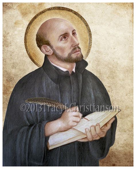 St Ignatius Of Loyola Art Print Catholic Patron Saint Of Etsy