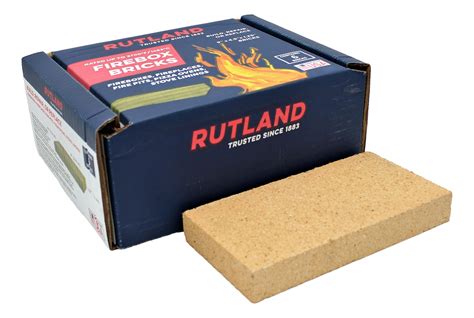 Buy Rutland Products Fire Bricks For Firebox 6 Firebricks 2700f Heat Rating Online At