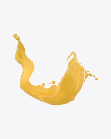 Download Mustard Splash Transparent Png On Yellow Images
