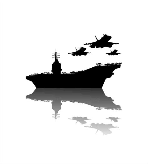 Aircraft Carrier Silhouette