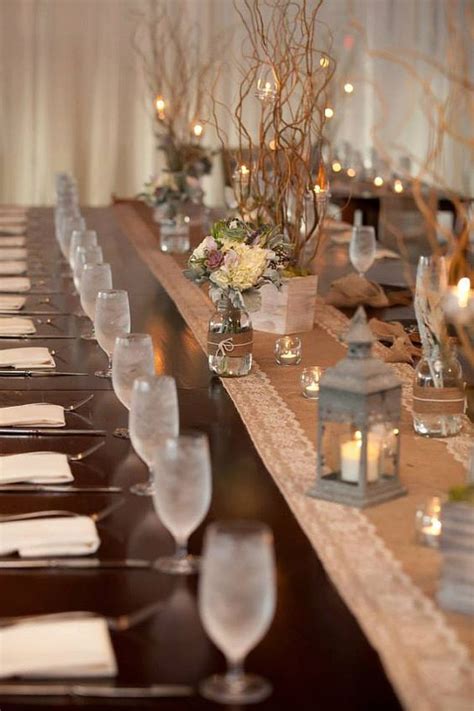 20 Rustic Burlap Wedding Table Decor Ideas | Roses & Rings