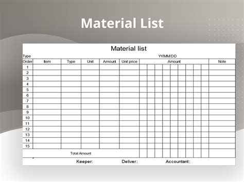 Excel Of Checklist Of Office Supplies Xlsx Wps Free Templates