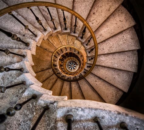 20 Mesmerizing Examples Of Spiral Staircase Photography Architecture