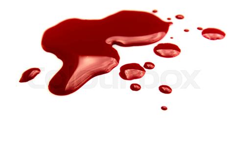 Blut Tropfen Spritzer Stock Bild Colourbox