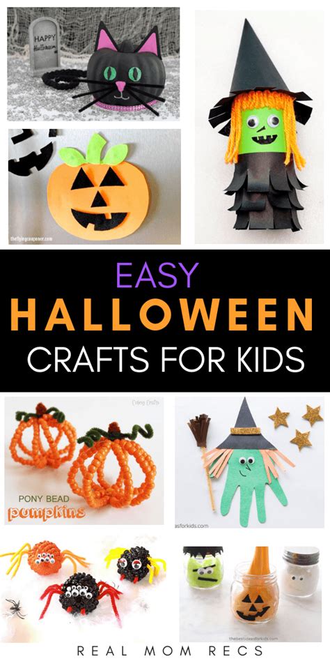 Easy Halloween Crafts For Kids Real Mom Recs