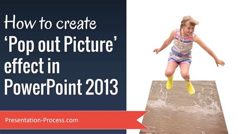 Pop Out Picture Effect In Powerpoint 2013 Youtube