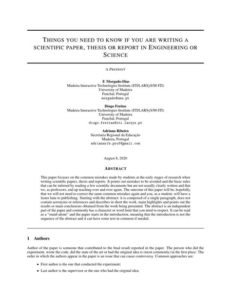 Maybe you would like to learn more about one of these? (PDF) Things you need to know if you are writing a scientific paper, thesis or report in ...