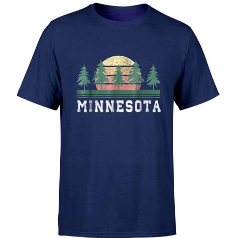Minnesota Mn T Shirt Retro Vintage Shirt T Zilem