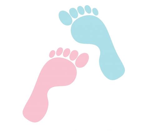 Blue Baby Footprints Clipart Best