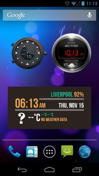 Add Weather Clock Widgets To Android 42 Jelly Bean Lock Screen