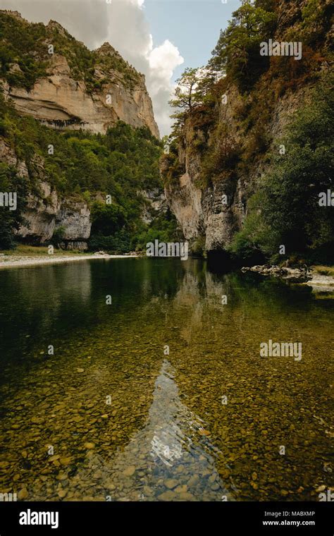 The Gorges Du Tarn Is A Canyon Formed By The Tarn Between The Causse