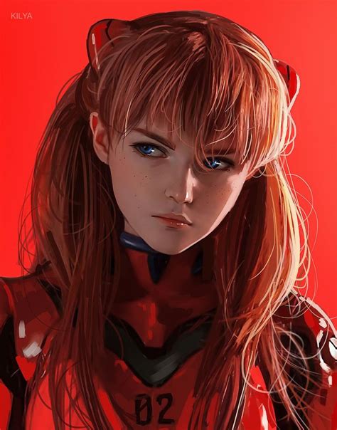 Evangelion Fanart Redesigns Asuka In A Very Realistic Way Neon