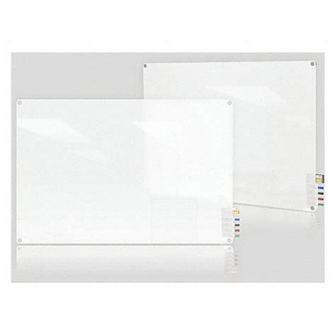 Ghent Dry Erase Board Wall Mounted 24 In Dry Erase Ht 36 In Dry Erase Wd 1 5 8 In Dp