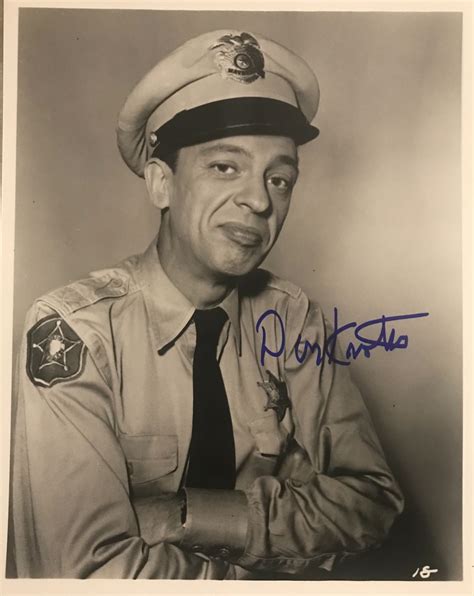 don knotts signed 8x10 barney fife photo from the andy griffith show d 2006 on ebid united