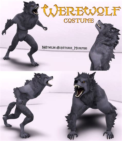 Werewolf Costume Natalia Auditore On Patreon Sims 4 Anime Sims 4 Vrogue