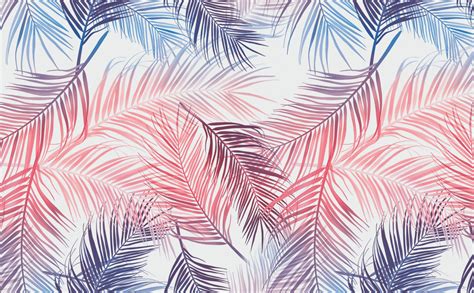 Palm Leaves Wallpaper For Walls Rainbow Palms