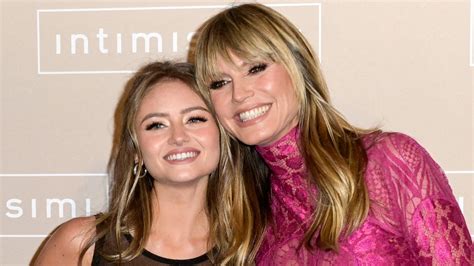 Heidi Klum And Her Friend Leni Show Off A Nude Dress Paired With