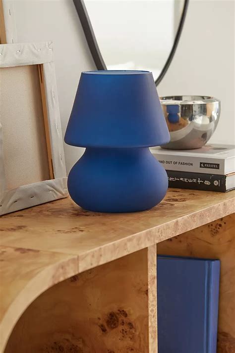 Ansel Blue Glass Table Lamp Urban Outfitters Uk