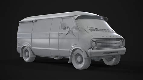 A 1976 Dodge Tradesman B100 Camper Van Named Paul — Polycount