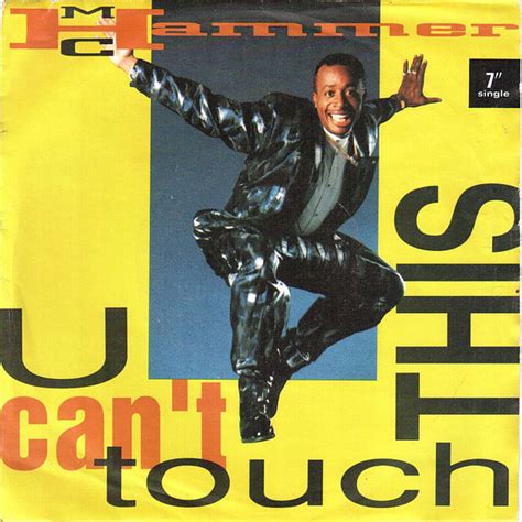 Mc Hammer U Cant Touch This 1990 Silver Injection Labels Vinyl