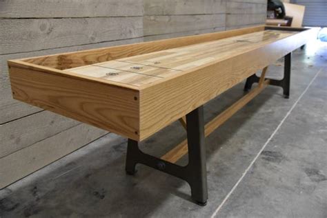 Custom Shuffleboard Table With Hard Rock Maple Playfield Etsy