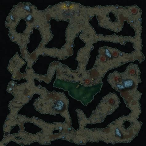 A Goblin Cave X Battlemaps Fantasy Town Fantasy Map Cartographers Guild System Map