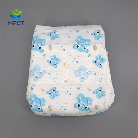 China Disposable And Customized Adult Diapers With Cute Animal Or Leave