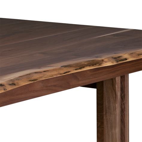 McClan Live Edge Amish Dining Table Rustic Furniture Cabinfield