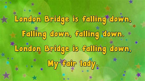 London bridge is fallin' down — count basie. Karaoke - London Bridge is Falling Down | Karaoke Rhymes ...