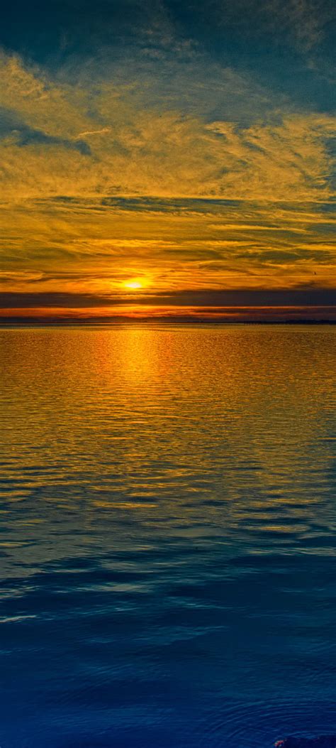 1080x2400 Sunrise Reflection On River 1080x2400 Resolution Wallpaper