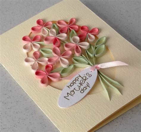 Paper Daisy Cards Quilled Mothers Day Card