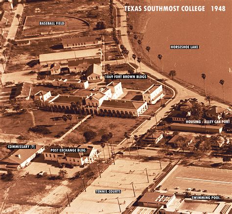 Brownsville Station 1948 Fort Brown Is Texas Southmost College