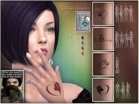 The Sims Resource Tattoo Labmylove 2