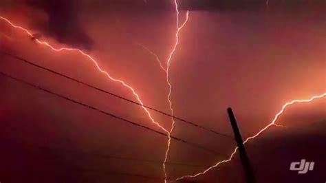 Scary Lightning Strike In Kerala India Youtube