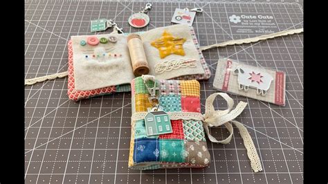 Needle Book With Pockets Tutorial Youtube