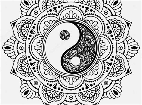 37 Lovely Image Adult Coloring Pages Yin Yang Yin Yang