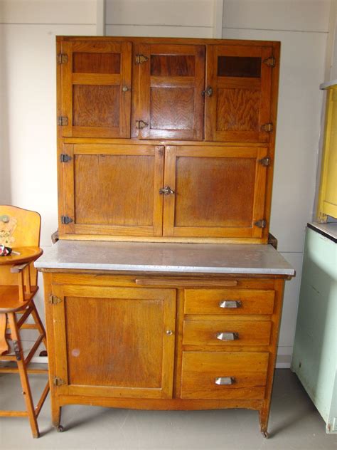 Shaker cabinets are one of the most popular kitchen cabinet styles. 1930's Wooden Hoosier type Kitchen Cabinet Zinc Top ...