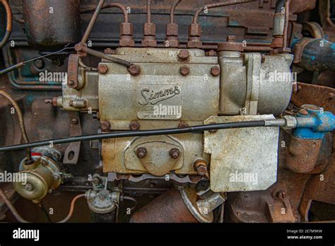 Simms Inline Diesel Injection Pump Stock Photo Alamy