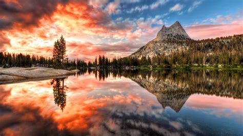 California Landscape Usa Sky Lake Sunset Photography Wallpapers