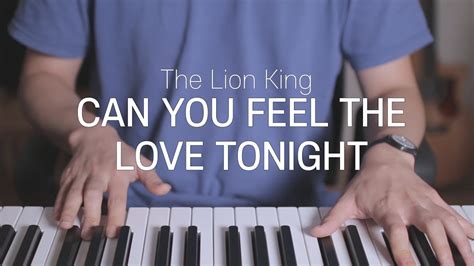 Can You Feel The Love Tonight Lion King Ost Elton John 장재혁 Cover