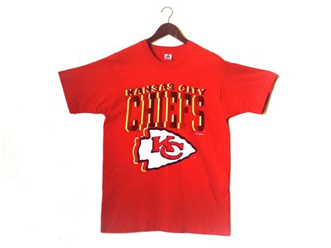 Vintage 1992 Kansas City Chiefs Nfl Football T Shirt By Streetstyler On