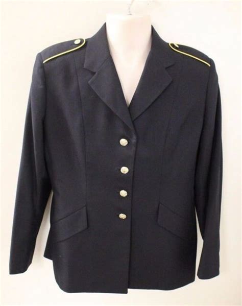 Us Army Womans Asu Dress Blue Service Coat 26wt Nsn 8410 01 552 2700