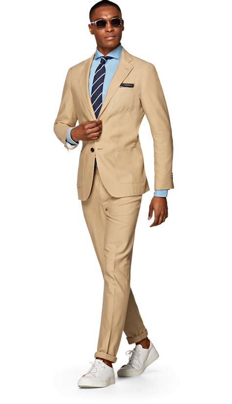 Jort Light Brown Suit Suitsupply Online Store