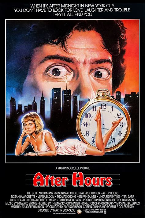 After Hours 1985 Posters — The Movie Database Tmdb