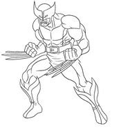 Dibujos para colorear Wolverine - Morning Kids