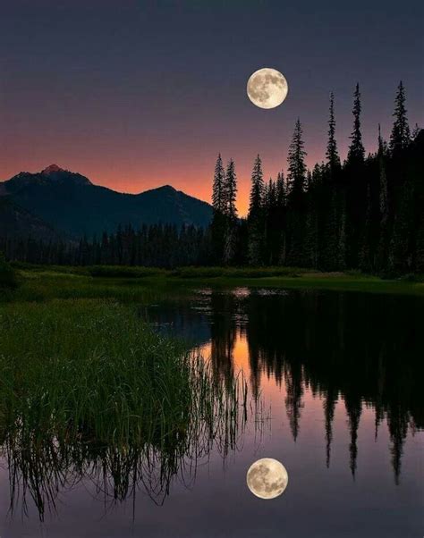Mountain Moon Nature Photography