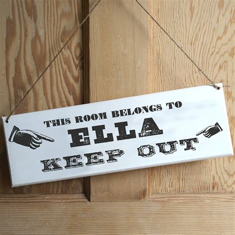 By ermegaon january 23, 2020 144 views. Personalised Kids Bedroom Sign By Letterfest ...