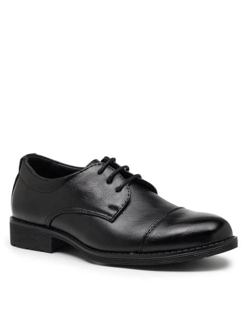 Paisley Of London Boys Matt Black Shoes Boys Holy Communion Shoe