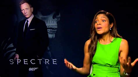 Spectre Naomie Harris Moneypenny Official Movie Interview