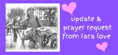 Update And Prayer Request From Lara Lara Loves Good News Daily Devotional